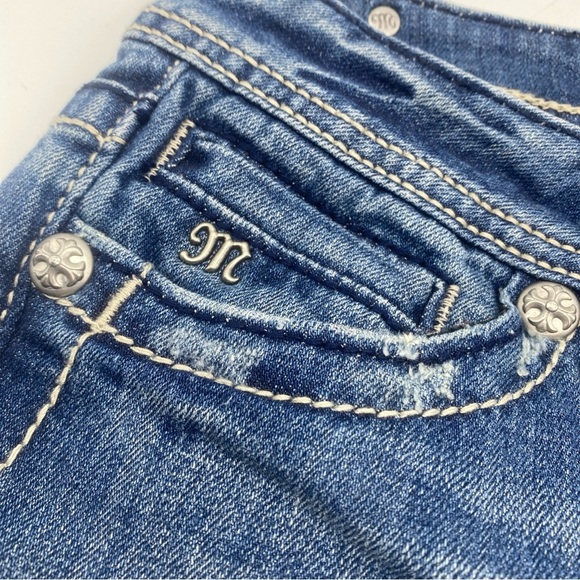 Miss Me Women's Blue Boot Cut Jeans ~ 29 SHORT - Picture 5 of 8